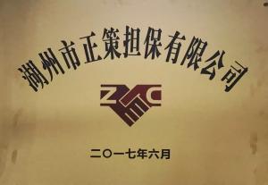 湖州市正策擔保有限公司成功入選為市擔保協(xié)會會長單位